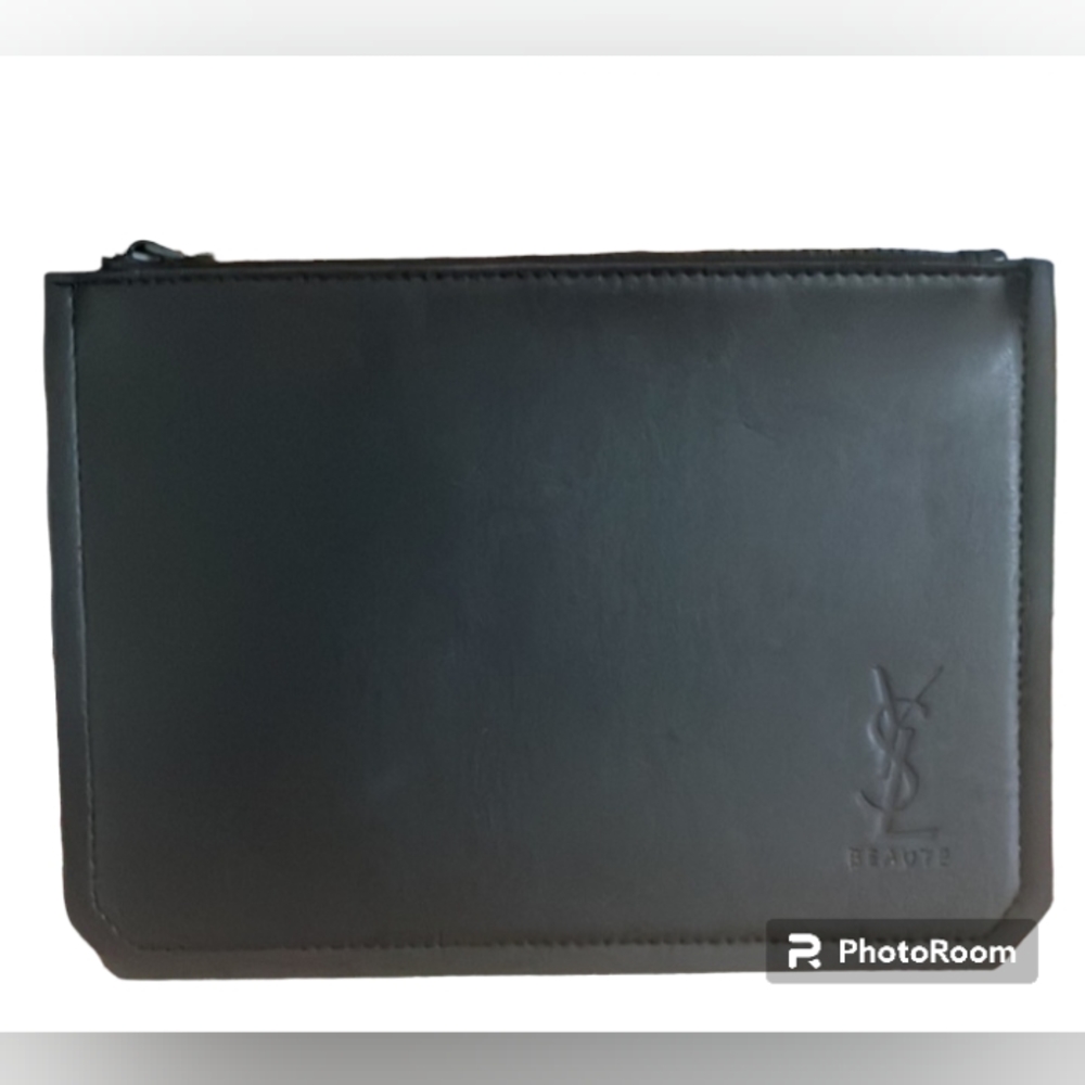 Yves Saint Laurent Beaute Bag Cosmetic Pouch Black 🌟 host pick 🌟